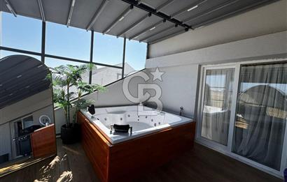 AYVALIK SARIMSAKLIDA 3+1 GENİŞ TERASLI GİYOTİN CAMLI LÜKS DAİRE