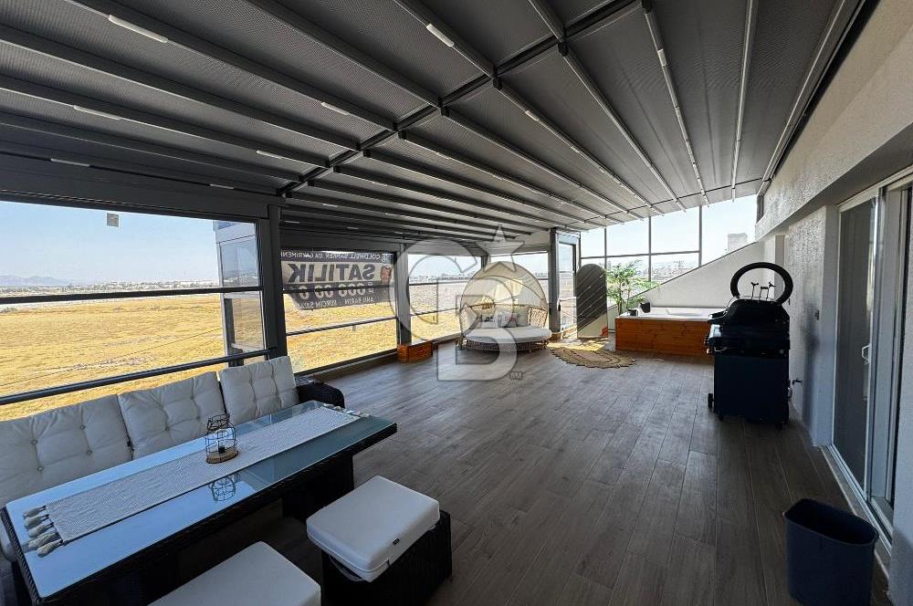 AYVALIK SARIMSAKLIDA 3+1 GENİŞ TERASLI GİYOTİN CAMLI LÜKS DAİRE