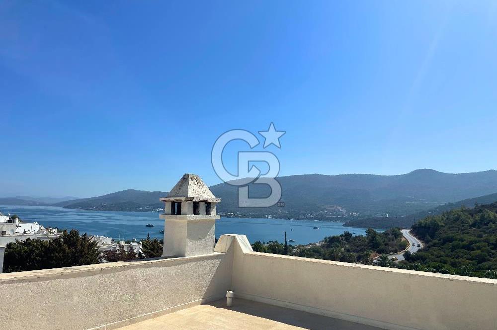 Bodrum Torba 4+1 Dubleks Bahçeli Manzaralı Eşyalı Kiralık Villa
