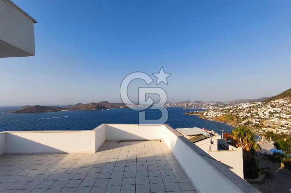 Bodrum Yalıkavakta Deniz Manzaralı Kiralık Dubleks Villa