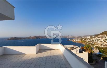 Bodrum Yalıkavakta Deniz Manzaralı Kiralık Dubleks Villa