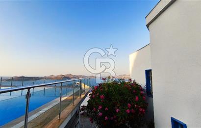 Bodrum Yalıkavakta Deniz Manzaralı Kiralık Dubleks Villa