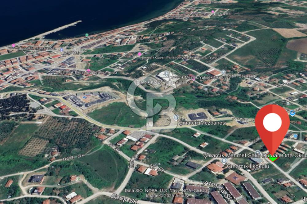 YALOVA ÇINARCIK DENİZ MANZARALI SATILIK KONUT İMARLI ARSA!306 M2