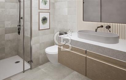 ÇİĞLİ YAKAKENT NEVORA'DA 1+1 DENİZ MANZARALI DAİRE