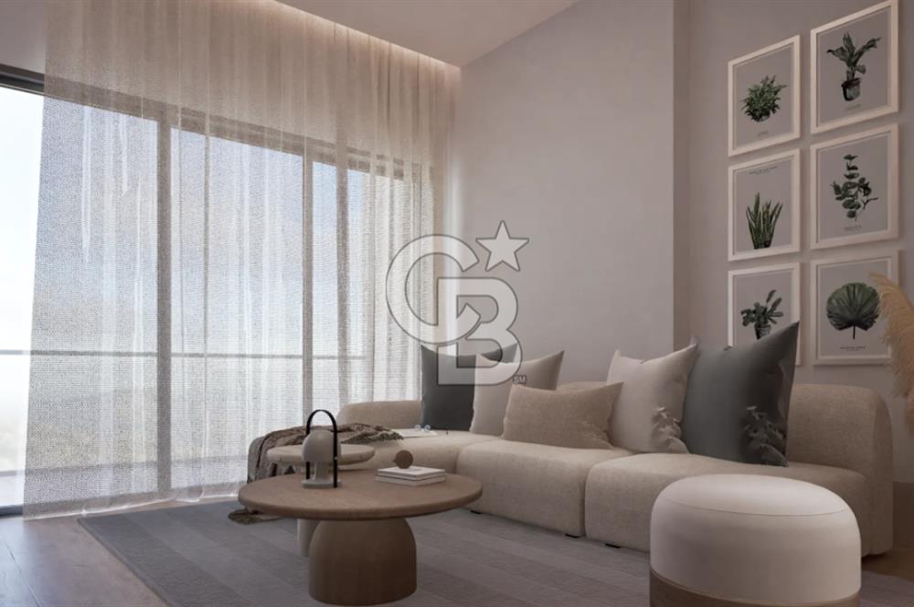ÇİĞLİ YAKAKENT NEVORA'DA 1+1 DENİZ MANZARALI DAİRE