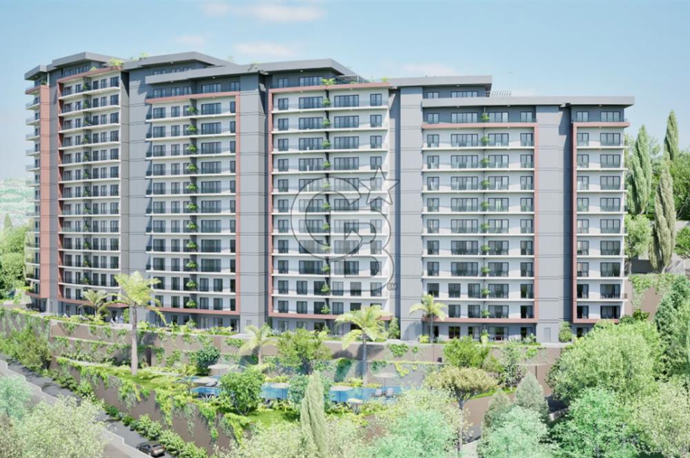 ÇİĞLİ YAKAKENT NEVORA'DA 1+1 DENİZ MANZARALI DAİRE