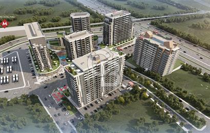 ERYAMAN/ YENİ BATI ŞANİ AP İST PORT TERRACE SATILIK 12.KAT 2+1