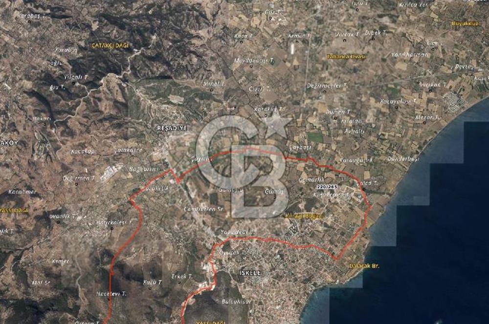 Muğla, Datça'da 627 m2 Satılık Arsa