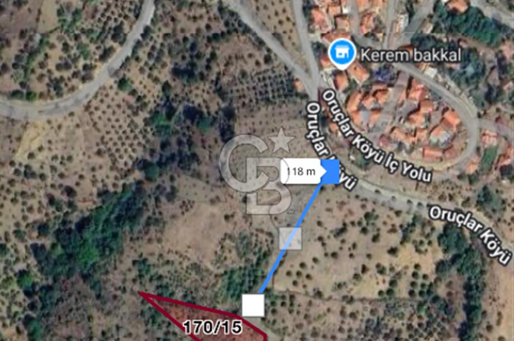 Koye 100m mesafede 2 donum bergamada yola cephe arazi