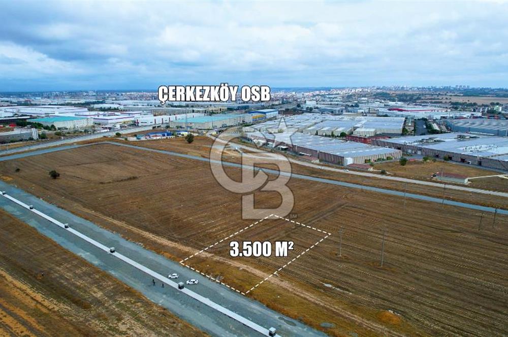 Çerkezköy Özel Endüstri Bölgesinde SATILIK ARSA
