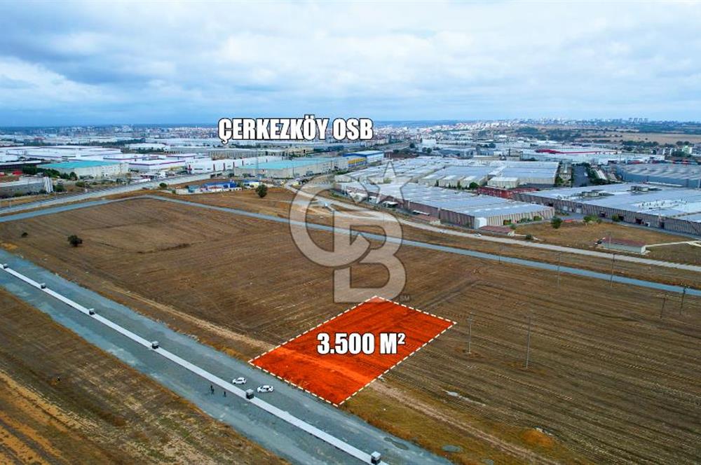 Çerkezköy Özel Endüstri Bölgesinde SATILIK ARSA