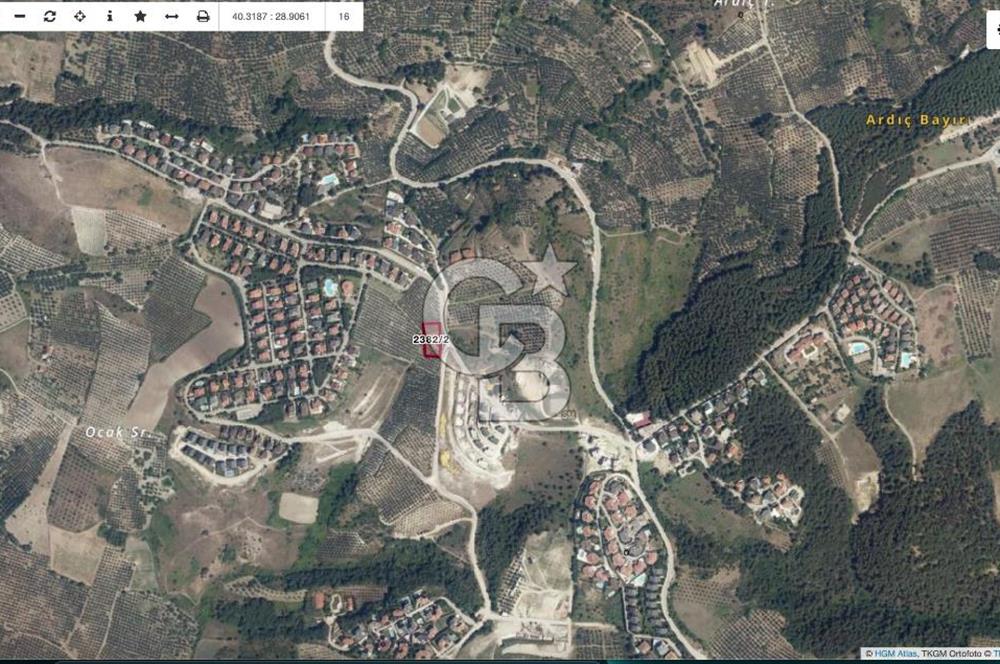 MUDANYA MÜRSEL TİCARİ İMARLI 1876 M2 SATILIK ARSA