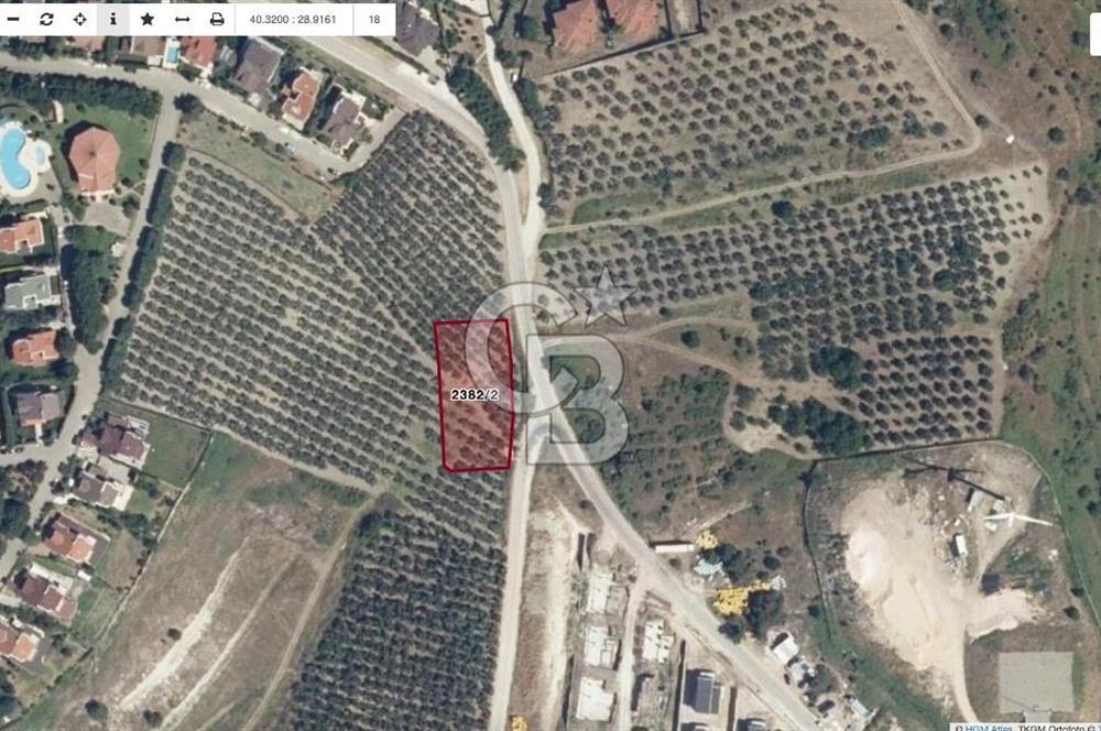 MUDANYA MÜRSEL TİCARİ İMARLI 1876 M2 SATILIK ARSA