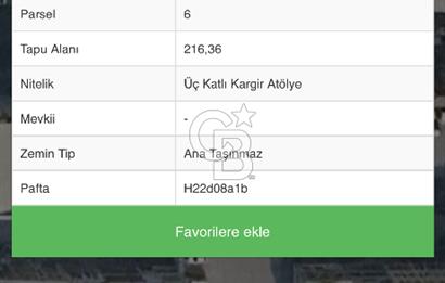 VİŞNE CADDESİ 430 M2 TABAN SATILIK BİNA