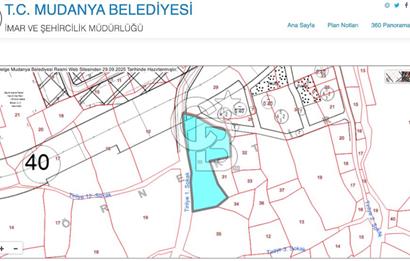 MUDANYA HALİLBEY MAH. DENİZ MANZARALI 4128 M2 SATILIK ARAZİ