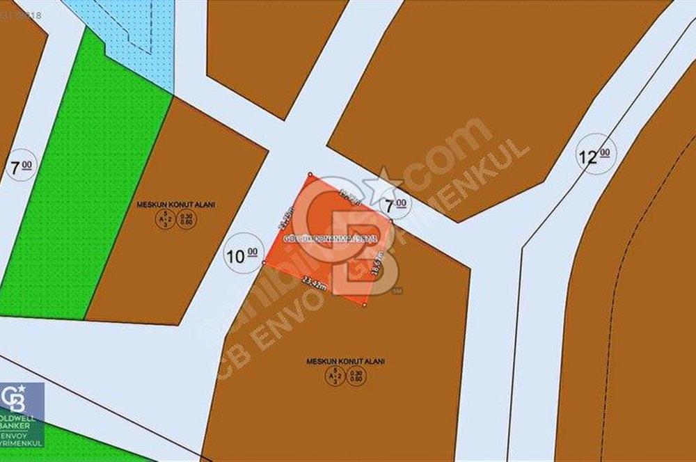 CB ENVOY | Gölcük-Donanma | Köşe Parsel 430m2 %30 İmarlı Arsa
