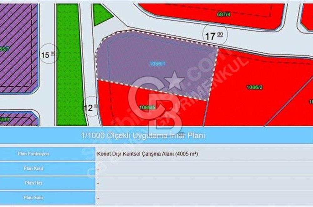 CB ENVOY'dan Gölcük Sanayi Sitesi Yanı 2.002m2 KDKÇA Arsa