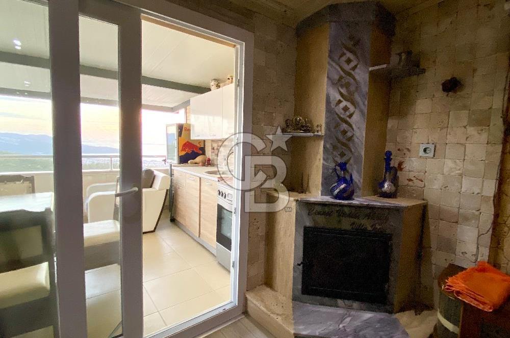Didim Akbükte kiralık deniz manzaralı,özel havuzlu,eşyalı villa