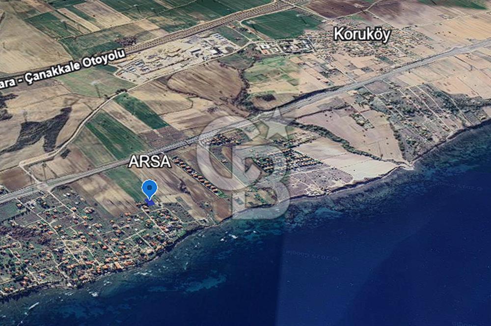 KORUKÖY / GELİBOLU'DA DENİZE YAKIN VİLLA İMARLI ARSA