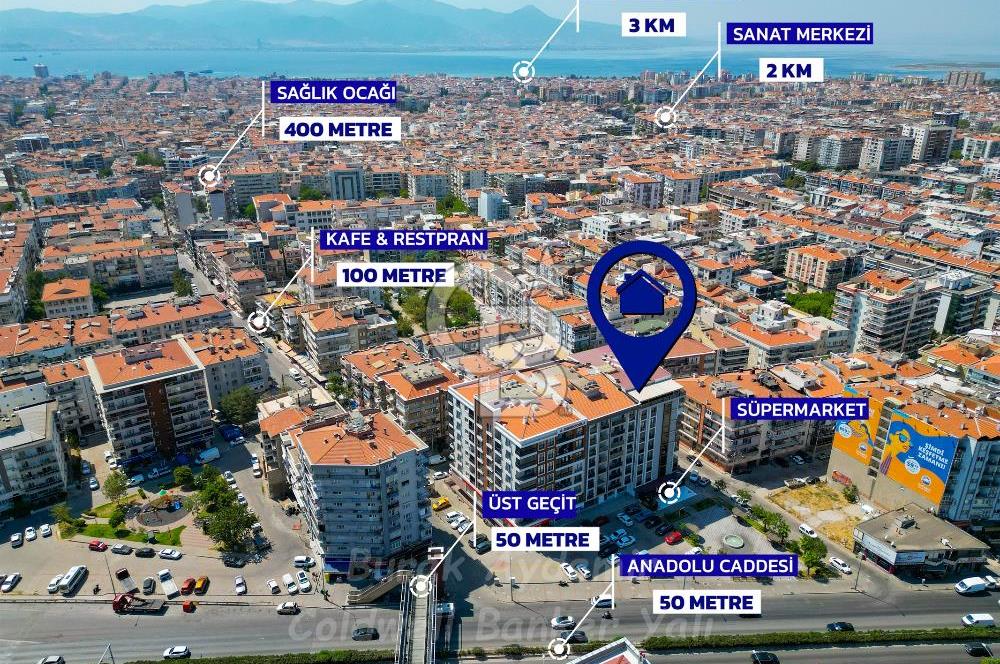 Anadolu Cad. Üzerinde 3 Odalı Kiralık 135 m2 Köşe Konut