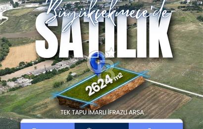 SATILIK BÜYÜKÇEKMECE'DE 2624M² TEK TAPU İMARLI İFRAZLI ARSA