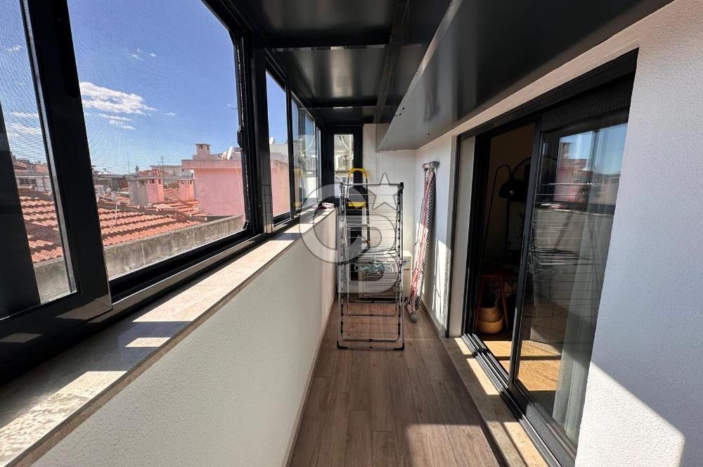 Bostanlı'nın Kalbinde Yeni Binada Kiralık 4+1 Çatı Dubleks