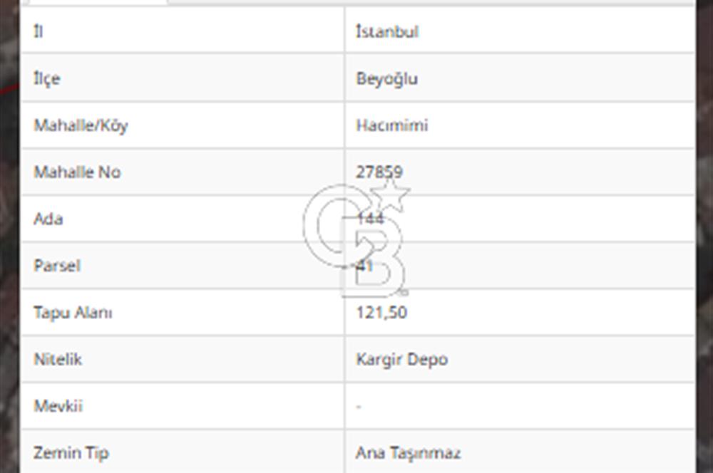 GALATA'DA KONUT+TİCARİ İMARLI YER İÇİN MÜTEAHHİT ARANMAKTADIR 