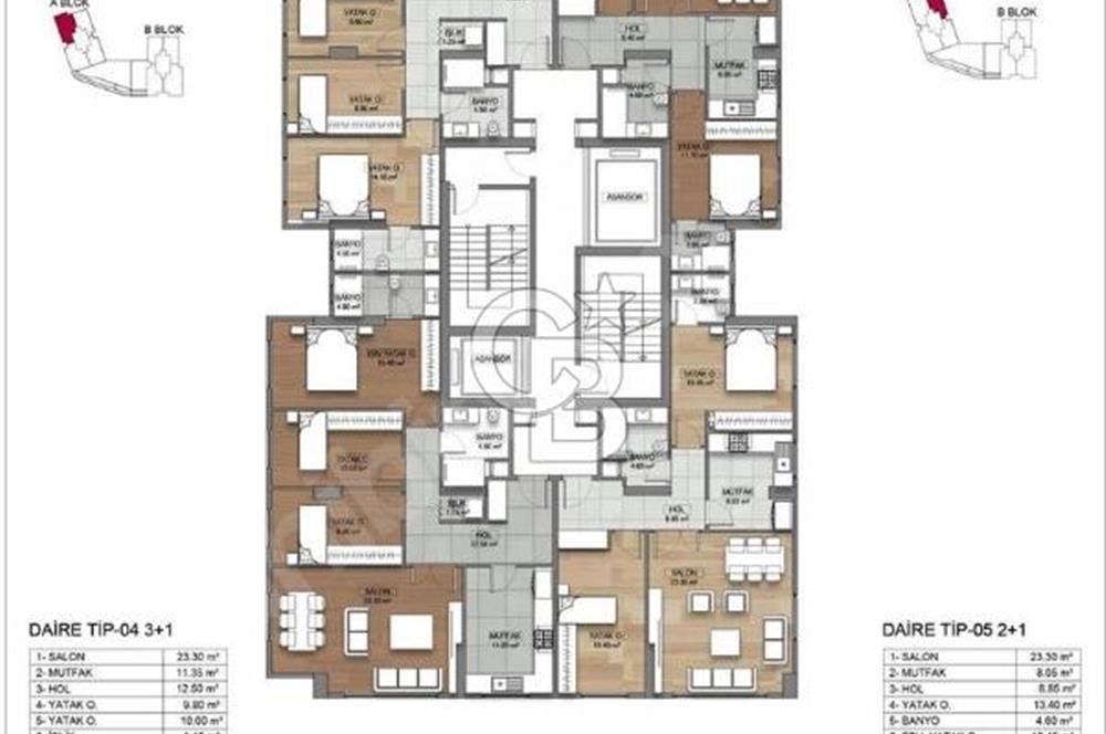 SATIŞ OFİSİNDEN TAŞDELEN MERKEZDE SATILIK 3+1 PROJEDEN DAİRE