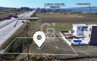 LAPSEKİ ÇARDAK’TA ANAYOL ÜZERİNDE SATILIK ARSA