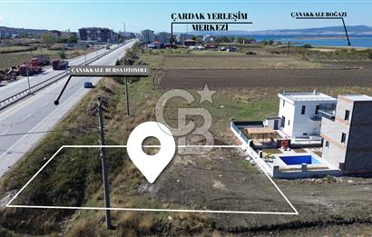 LAPSEKİ ÇARDAK’TA ANAYOL ÜZERİNDE SATILIK ARSA