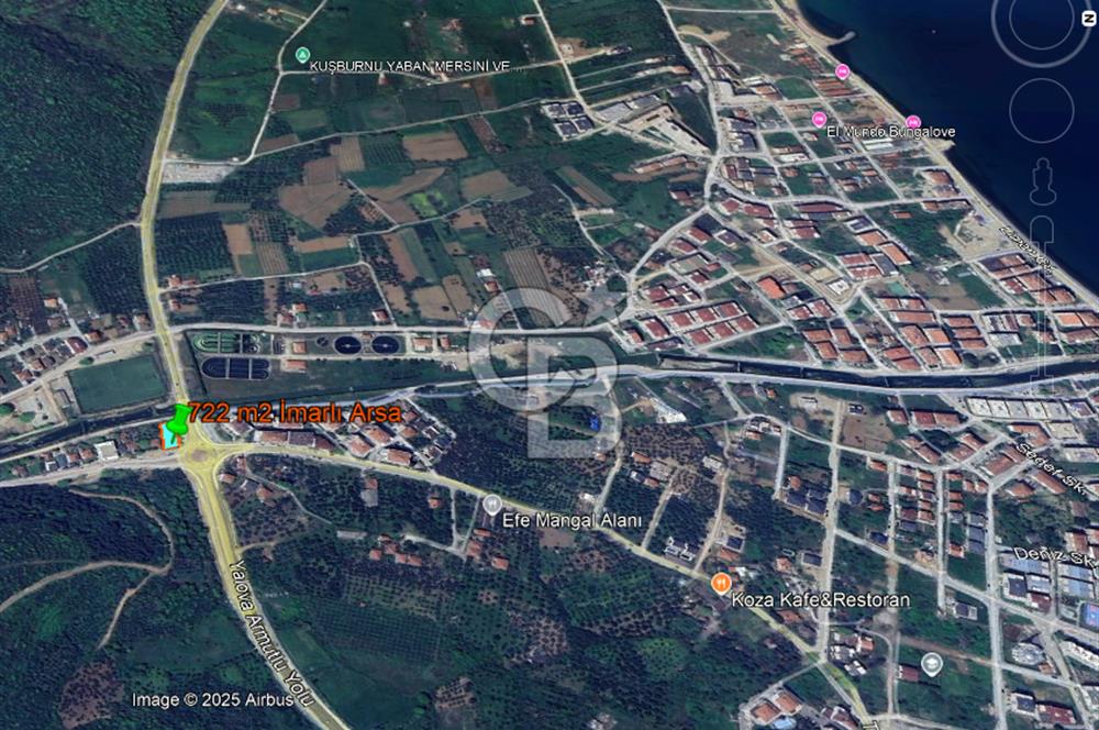 YALOVA ÇINARCIK TEŞVİKİYE KOCADADERE SATILIK İMARLI ARSA (723m2)