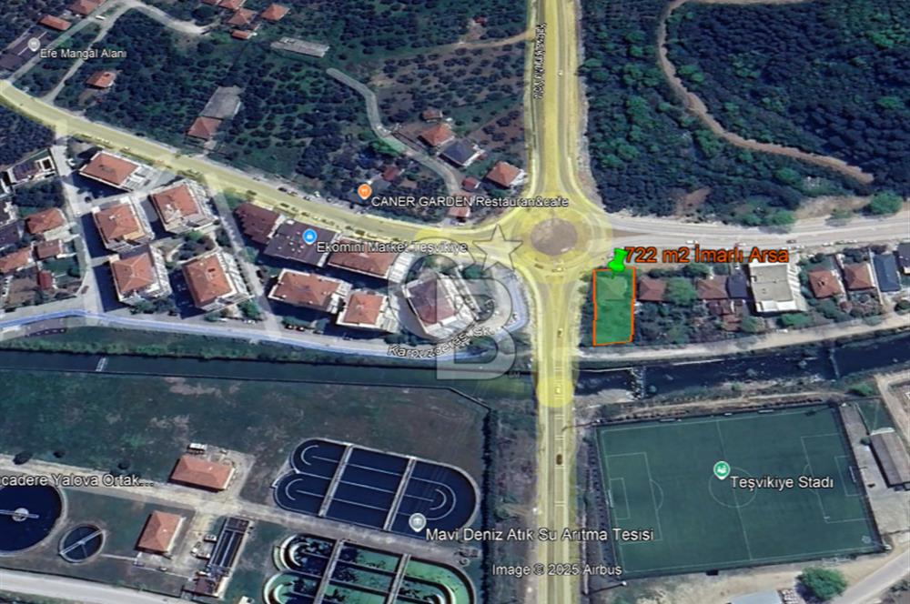 YALOVA ÇINARCIK TEŞVİKİYE KOCADADERE SATILIK İMARLI ARSA (723m2)