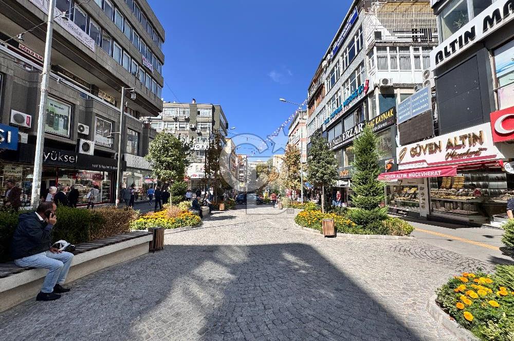 KIZILAY İZMİR CADDESİNDE SATILIK 125M2 DAİRE & OFİS