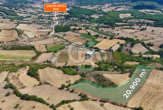 Çanakkale Biga Çeltik Köyünde 20.900 m2 Satılık Fırsat Tarla !
