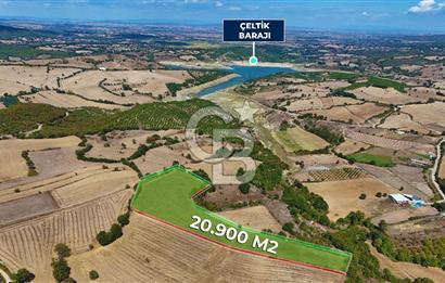Çanakkale Biga Çeltik Köyünde 20.900 m2 Satılık Fırsat Tarla !