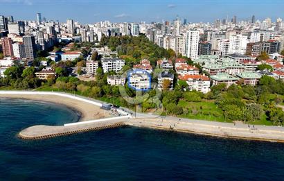 CADDEBOSTAN SAHİLDE FULL DENİZ MANZARALI 380m2 7+2 BAHÇE DUBLEKS 