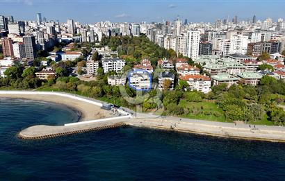 CADDEBOSTAN SAHİLDE FULL DENİZ MANZARALI 380m2 7+2 BAHÇE DUBLEKS 