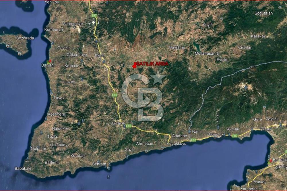 ÇANAKKALE,BAYRAMİÇ,YAHŞİELİ KÖYÜNDE SATILIK ARSA