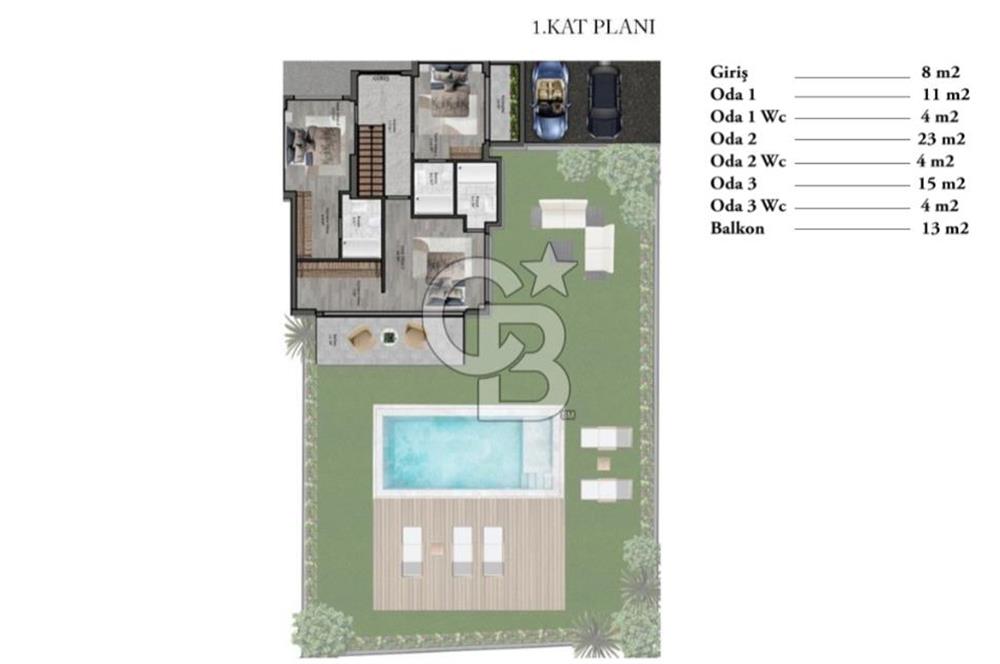 Bodrum Yalıkavak’ta Ultra Lğks Sıfır 4+1 Havuzlı Müstakil Villa