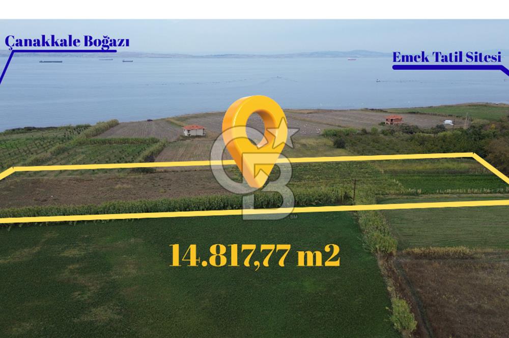 Çanakkale Lapseki Çardak Bayramdere Mevkii'nde Yatırımlık Tarla Satılık!
