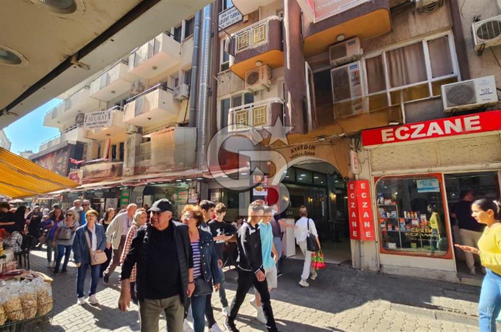 KARŞIYAKA VAPUR İSKELESİ KARŞISINDA, ÇARŞI GİRİŞİNDE KİRALIK 33 M² İŞ YERİ – DEVİR HAKKIYLA