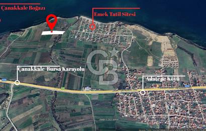 Çanakkale Lapseki Çardak Bayramdere Mevkii'nde Yatırımlık Tarla Satılık!