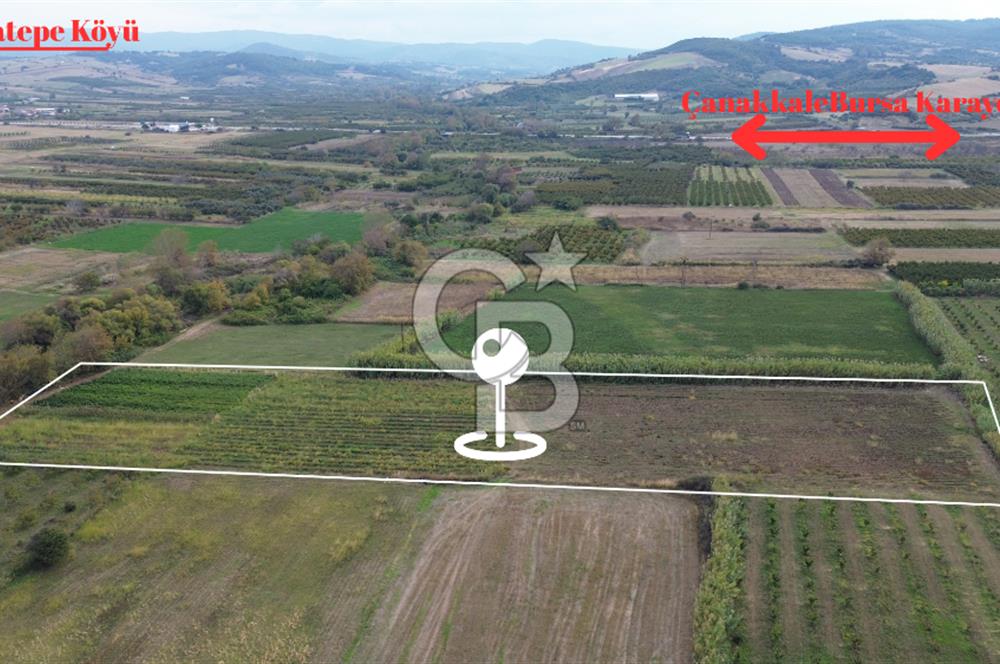 Çanakkale Lapseki Çardak Bayramdere Mevkii'nde Yatırımlık Tarla Satılık!