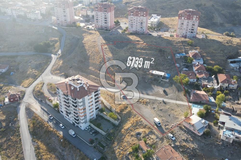 KAYSERİ BATTALGAZİ'NİN YÜKSELEN DEĞERİNDE, 6739 m² PROJELİK ARSA