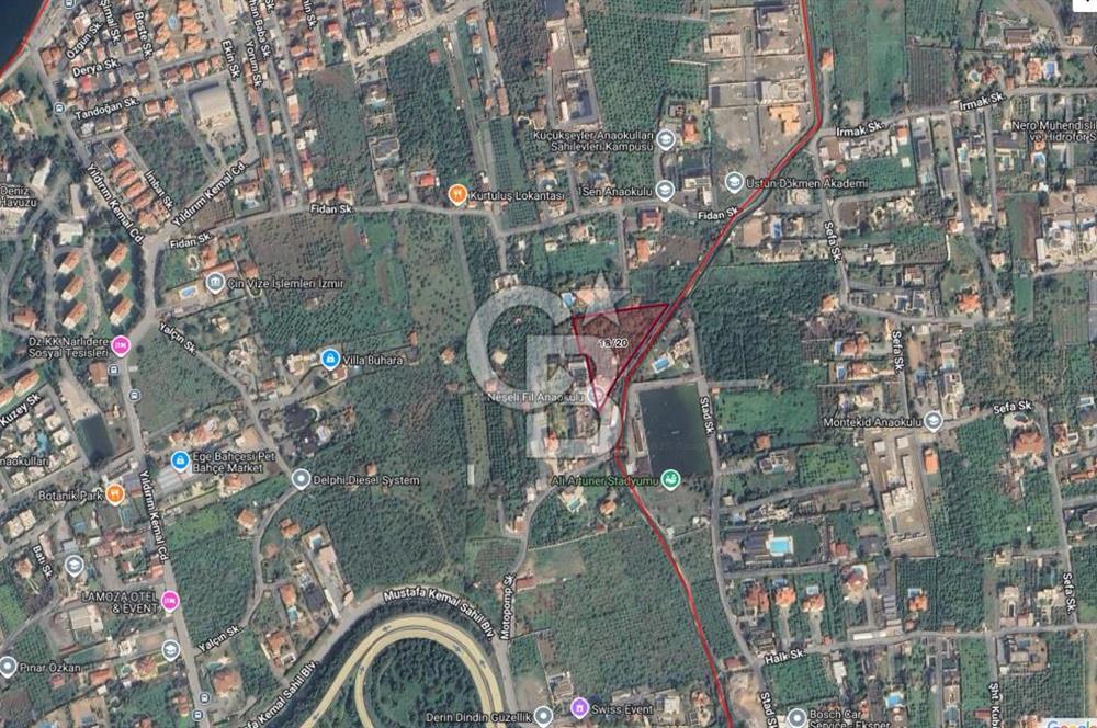 MUSELAND SAHİLEVLERİ 5887M2 VİLLA MÜŞTEMİLAT SATILIK ZEYTİNLİK