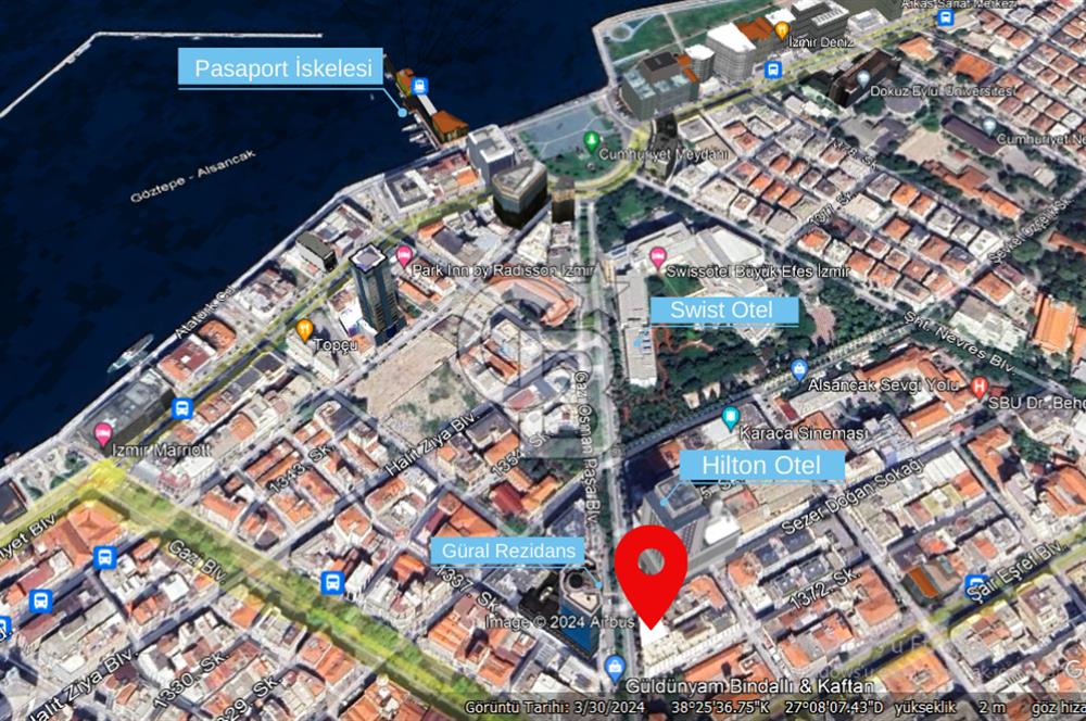 ALSANCAK MERKEZ'DE GAZİ BULVARI ÜZERİ SATILIK DÜKKAN....