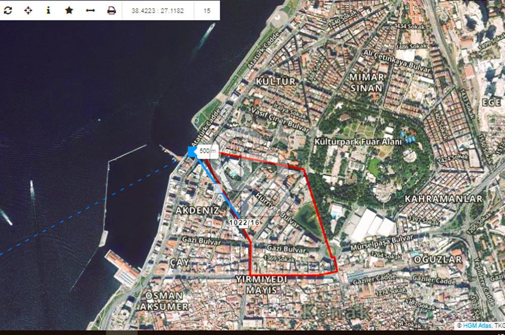 ALSANCAK MERKEZ'DE GAZİ BULVARI ÜZERİ SATILIK DÜKKAN....