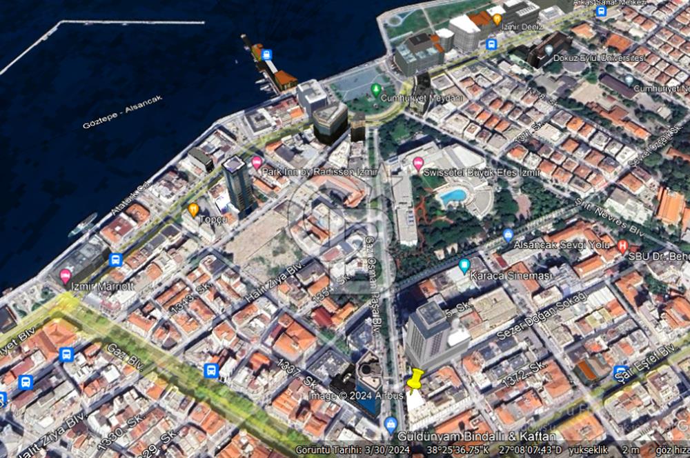 ALSANCAK MERKEZ'DE GAZİ BULVARI ÜZERİ SATILIK DÜKKAN....