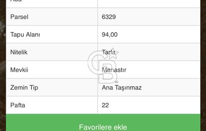 Avşa Adası Konut İmarlı Yatırımlık Satılık Arsa