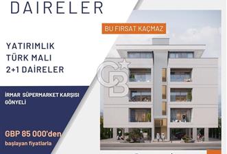 Gönyeli'de Satılık Türk Malı 2+1 Daireler !!!